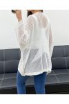STERN ZURÜCK MESH WESTE PE1620 WEISS