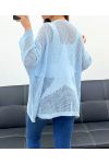 STERN ZURÜCK MESH WESTE PE1620 HIMMELBLAU