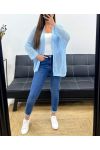 STERN ZURÜCK MESH WESTE PE1620 HIMMELBLAU