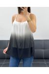 TOP TIE AND DYE PE1190 NOIR
