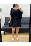 ABITO FARFALLA CON CRAVATTA REGOLABILE PE356 NERO