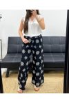 PANTALONE RICAMO PE2214 NERO