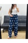 GEBORDUURDE BROEK PE2214 NAVY