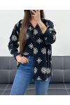 BORDUUR OVERHEMD PE2211 ZWART