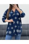 CAMICIA RICAMO PE2211 NAVY