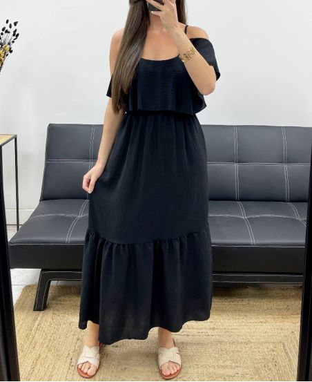 MAXI ABITO VOLANT SS1645 NERO