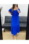 MAXI ABITO VOLANT SS1645 BLU ROYAL
