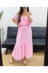 MAXI ABITO VOLANT SS1645 ROSA