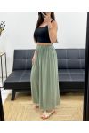 LOCKER FLIESSENDE HOSE AUS VISKOSE PE1334 KHAKI
