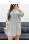FLUID STRIPED BOAT ANCHOR TUNIC PE0464 BLACK