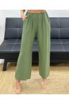 PANTALONE 2 TASCHE FLUID PE2219 KHAKI