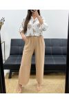 PANTALONE 2 TASCHE FLUID PE2219 CAMMELLO