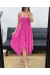 LACE DRESS PE2286 FUSHIA