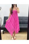 LACE DRESS PE2286 FUSHIA