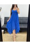 "BOHEMIAN COLLECTION" LACE DRESS SS2286 ROYAL BLUE