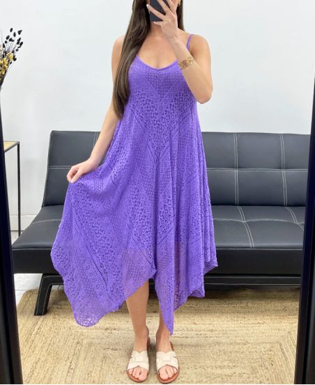 SPITZENKLEID "BOHEMIAN COLLECTION" SS2286 LILA