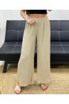 PE2260 PLEATED PANTS BEIGE