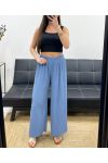 PE2260 GEPLOOIDE BROEK BLAUW