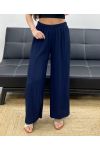 PE2260 GEPLOOIDE BROEK NAVY