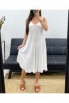AUSGESTELLTES KLEID SPITZENSTRÜMPFE PE1182 WEISS