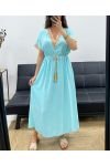 LANGES KLEID + PASTELLFARBENE PE2207 Krawatte
