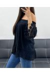 "BOHEMIAN COLLECTION" KORONKOWY TOP ELASTYCZNY KOŁNIERZ PE2241