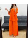 "BOHEMIAN COLLECTION" KANTEN BROEK DOUBLé PE2273 ORANJE