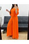 "BOHEMIAN COLLECTION" KANTEN BROEK DOUBLé PE2273 ORANJE