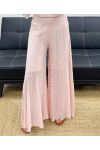 "BOHEMIAN COLLECTION" KANTEN BROEK DOUBLé PE2273 ROZE