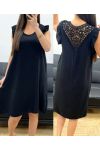 ABITO IN PIZZO FLUENTE PE1632 NERO