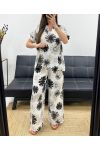 SET CAMICETTA + PANTALONE STAMPATO PE2122 NERO
