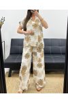 SET CAMICETTA + PANTALONE STAMPATO PE2122 TAUPE
