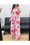 CHEMIISER + SET PANTALONE STAMPATO PE2122 FUCSIA