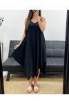 EVALEE KLEID MIT TRÄGERN PE2115 SCHWARZ