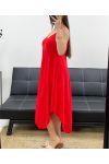 EVALEE KLEID MIT TRÄGERN PE2115 ROT