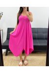 EVALEE ABITO CON SPALLINE PE2115 FUCSIA