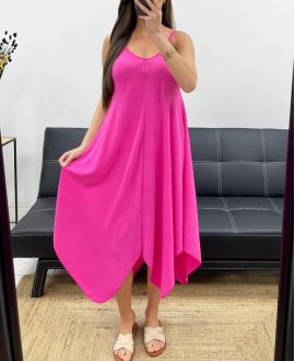 EVALEE ABITO CON SPALLINE PE2115 FUCSIA