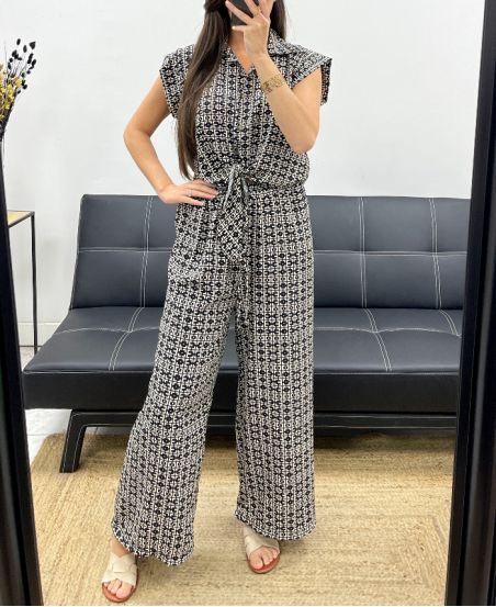 PE2306-3 CAMISA ESTAMPADA + CONJUNTO DE PANTALONES