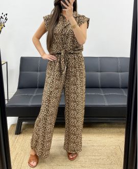 PE2306-2 CONJUNTO DE CAMISA + PANTALÓN ESTAMPADO