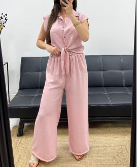 SET CAMICETTA + PANTALONE PE2311 ROSA