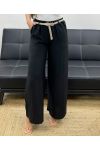 PANTALONE 2 TASCHE + CINTURA PE2316 NERO