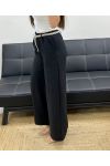 PANTALONE 2 TASCHE + CINTURA PE2316 NERO