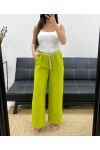 PANTALONE 2 TASCHE + GIROVITA PE2316 LIME GREEN
