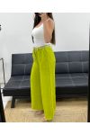 PANTALONE 2 TASCHE + GIROVITA PE2316 LIME GREEN