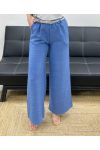 2-POCKET BROEK + RIEM PE2316 BLAUW