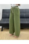 PANTALONE 2 TASCHE + CINTURA PE2316 KHAKI