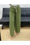PANTALONE 2 TASCHE + CINTURA PE2316 KHAKI