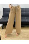 2-POCKET BROEK + TAILLEBAND PE2316 CAMEL