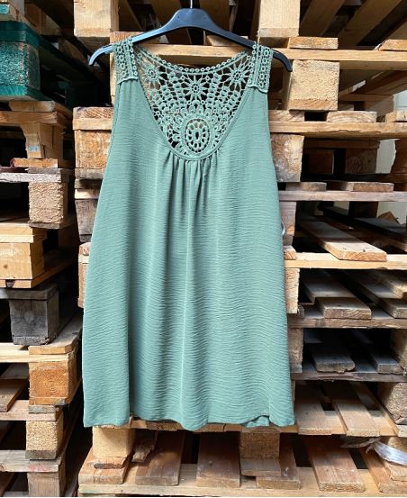 RICAMO OVERSIZE SUL RETRO FLUIDO SS1100 KAKI