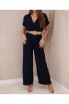 COMBINAZIONE PANTALONE + CINTURA PE2337 NERO